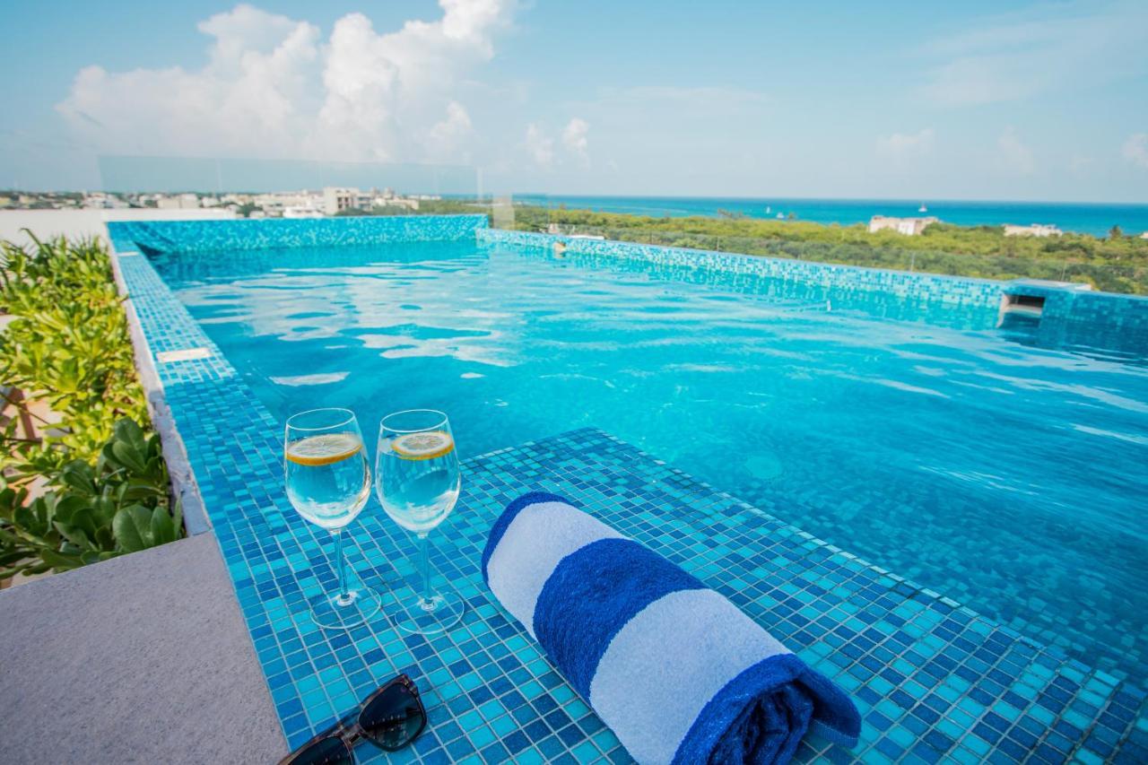 Xifra Condos With Ocean View Pool Playa del Carmen Ngoại thất bức ảnh